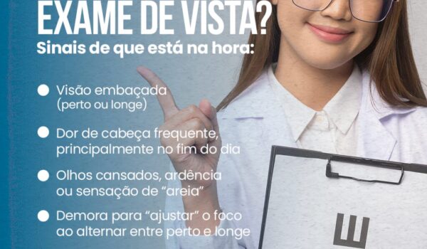 Quando fazer exame de vista
